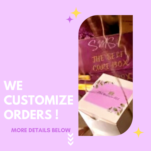 CUSTOMIZING ORDERS !!!