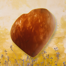 Load image into Gallery viewer, ORANGE CALCITE HEART CRYSTAL
